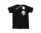 Looney Tunes Mens Pepe Le Pew Face Faux Pocket T-Shirt (Black) - BI34389
