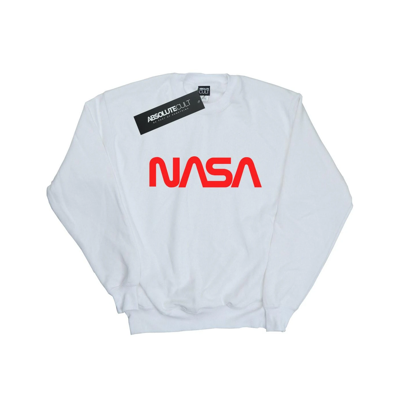 NASA Boys Modern Logo Sweatshirt (White) - BI39800