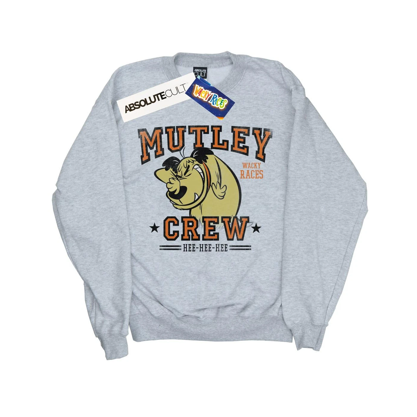 Wacky Races Womens Mutley Crew Sweatshirt (Sports Grey) - BI42834