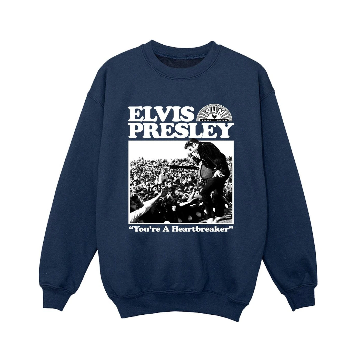 Elvis Boys A Heartbreaker Sweatshirt (Navy Blue) - BI31853