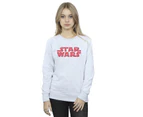 Star Wars Womens Heart Logo Sweatshirt (Sports Grey) - BI38415