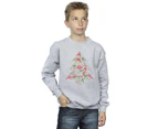 Marvel Boys Avengers Christmas Tree Sweatshirt (Sports Grey) - BI25228