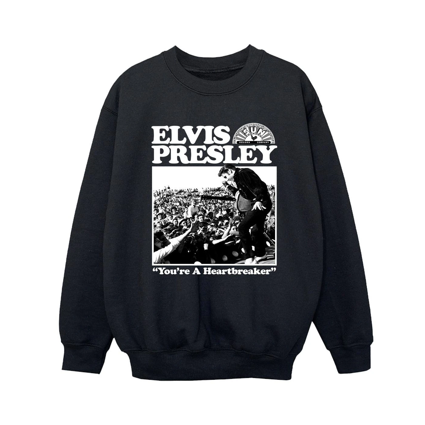 Elvis Boys A Heartbreaker Sweatshirt (Black) - BI31853