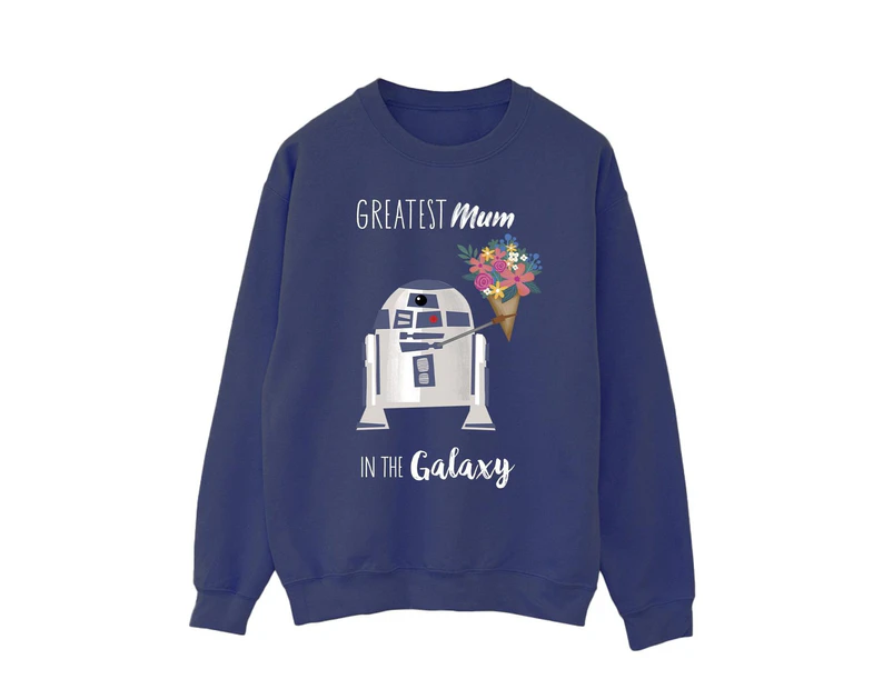 Star Wars Mens R2D2 Greatest Mum Sweatshirt (Navy Blue) - BI46075