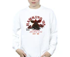 Netflix Boys Stranger Things Hunters Club Sweatshirt (White) - BI33720