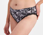 Berlei Women's Barely There Luxe Bikini Briefs - Twilight Garden