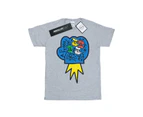 Disney Girls Donald Duck Pop Fist Cotton T-Shirt (Sports Grey) - BI28846