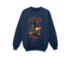 Netflix Boys Stranger Things Trick Or Treat Demagorgon Sweatshirt (Navy Blue) - BI33702