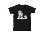 Star Wars Mens The Mandalorian R2D2 And Grogu T-Shirt (Black) - BI47353