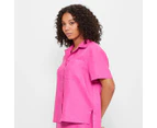 Target European Linen Shirt - Pink