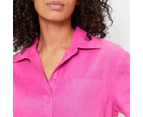 Target European Linen Shirt - Pink