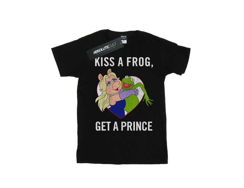 Disney Mens The Muppets Kiss A Frog T-Shirt (Black) - BI51486