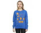 Star Wars Womens Gingerbread Empire Sweatshirt (Royal Blue) - BI37901