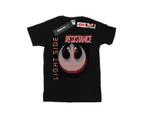 Star Wars Boys The Last Jedi Light Side T-Shirt (Black) - BI36416