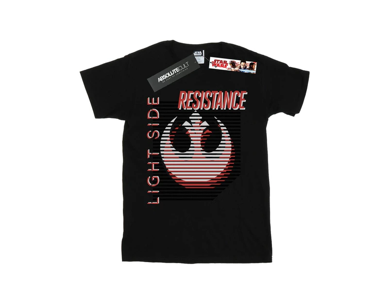 Star Wars Boys The Last Jedi Light Side T-Shirt (Black) - BI36416