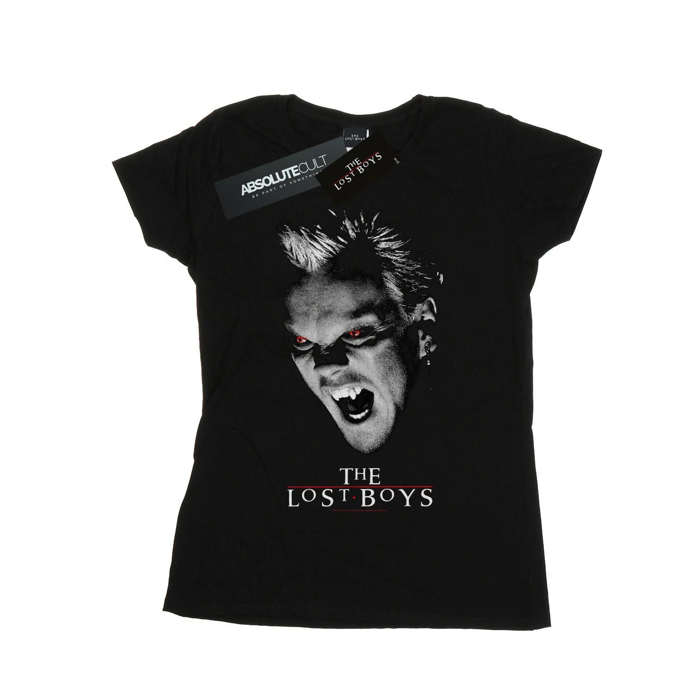 The Lost Boys Womens David Snarl Mono Cotton T-Shirt (Black) - BI52342