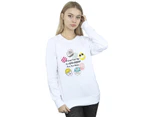 Star Wars Womens Galeggsy Far Away Sweatshirt (White) - BI38477