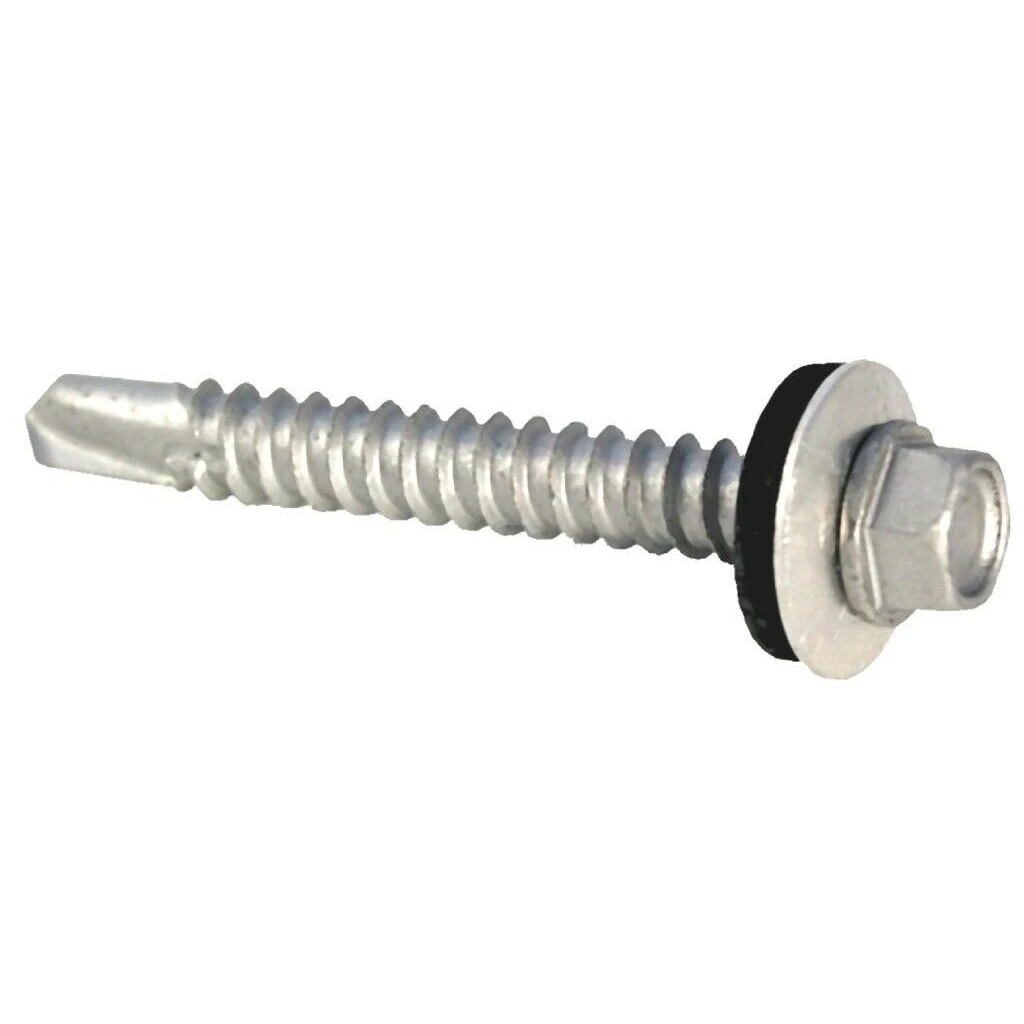 Picardy Self Drilling Roofing Screws (Pack Of 50) (Silver) - ST3530