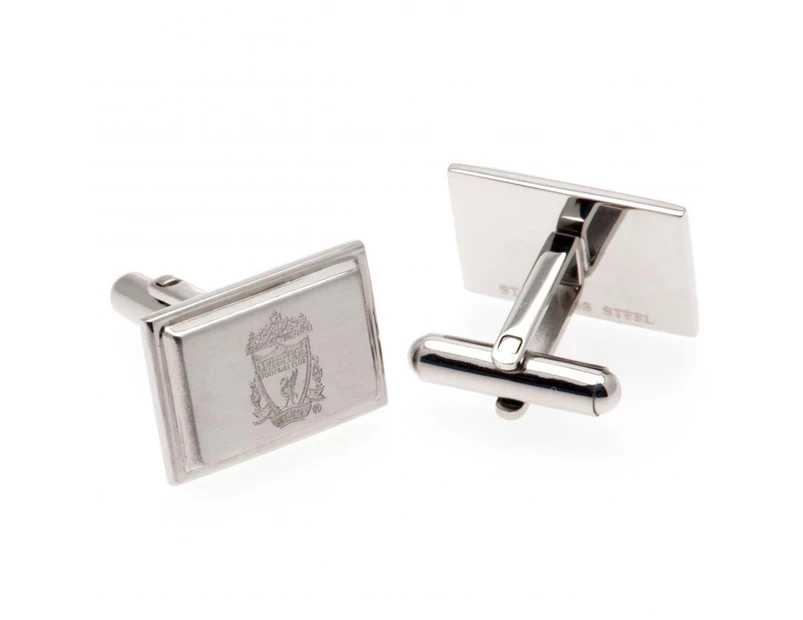 Liverpool FC Stainless Steel Cufflinks (Silver) - TA2517