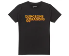 Dungeons & Dragons Mens 70´s Logo T-Shirt (Black) - TV1826