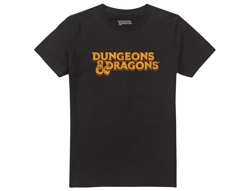 Dungeons & Dragons Mens 70´s Logo T-Shirt (Black) - TV1826