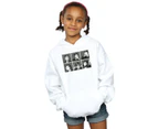 David Bowie Girls Photo Collage Hoodie (White) - BI6033