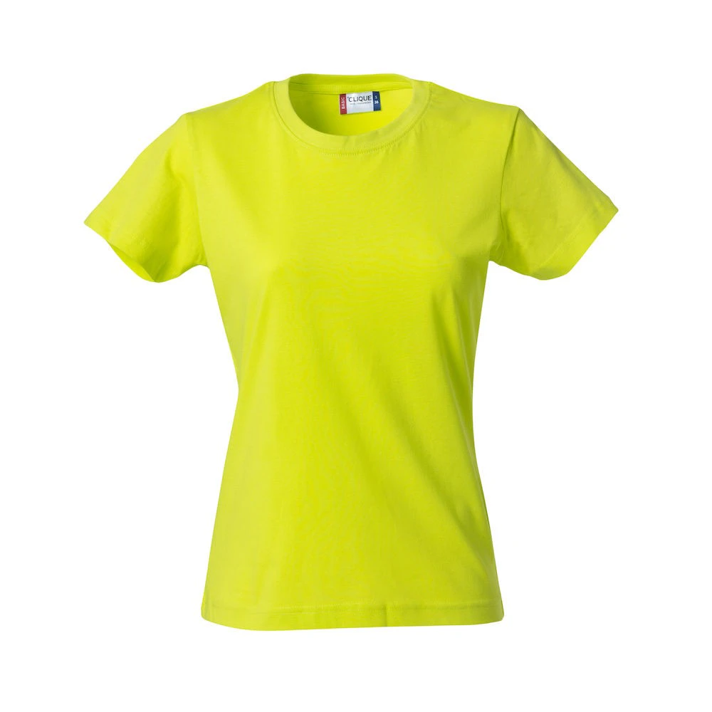 Clique Womens Plain T-Shirt (Visibility Green) - UB363