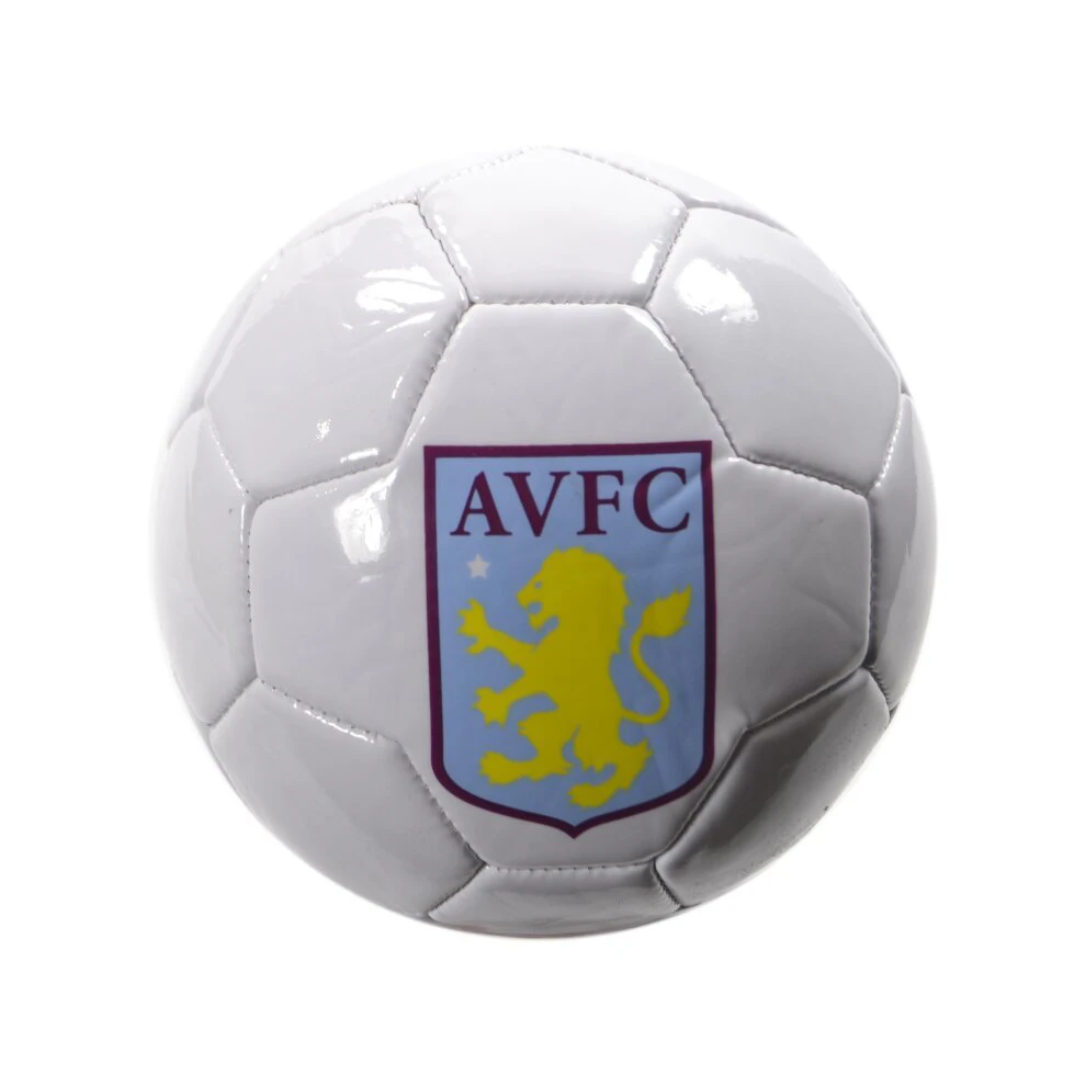 Aston Villa FC Mini Football (White/Blue/Yellow) - BS4033