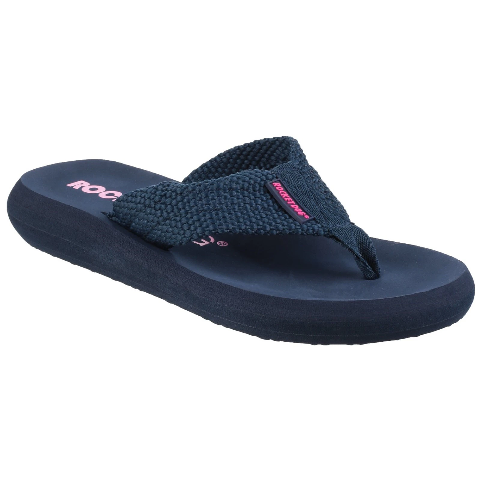 Rocket Dog Womens Sunset Slip On Sandals (Navy) - FS5358