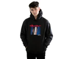 Disney Mens Mulan Face Peep Hoodie (Black) - BI7499