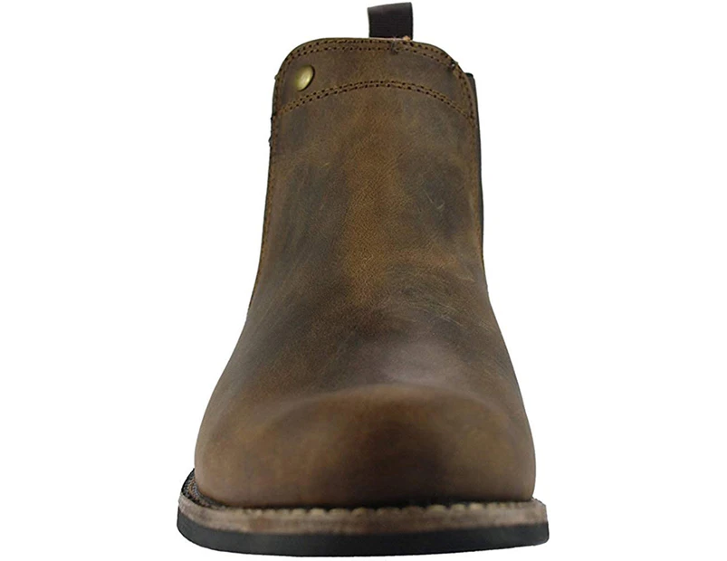 Woodland Mens Leather Dealer/Chelsea Boot (Brown) - DF1105