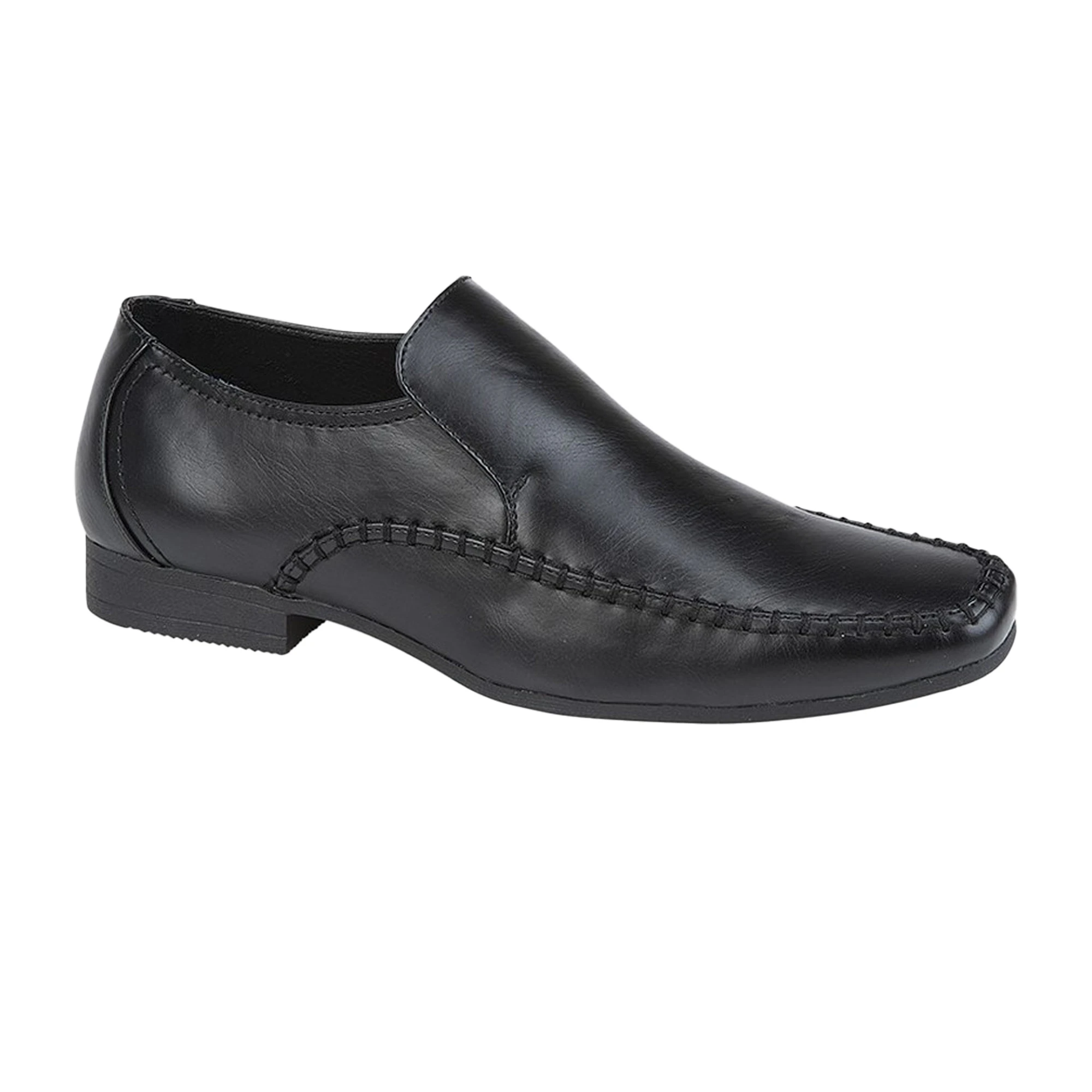 Route 21 Mens Loafers (Black) - DF2196