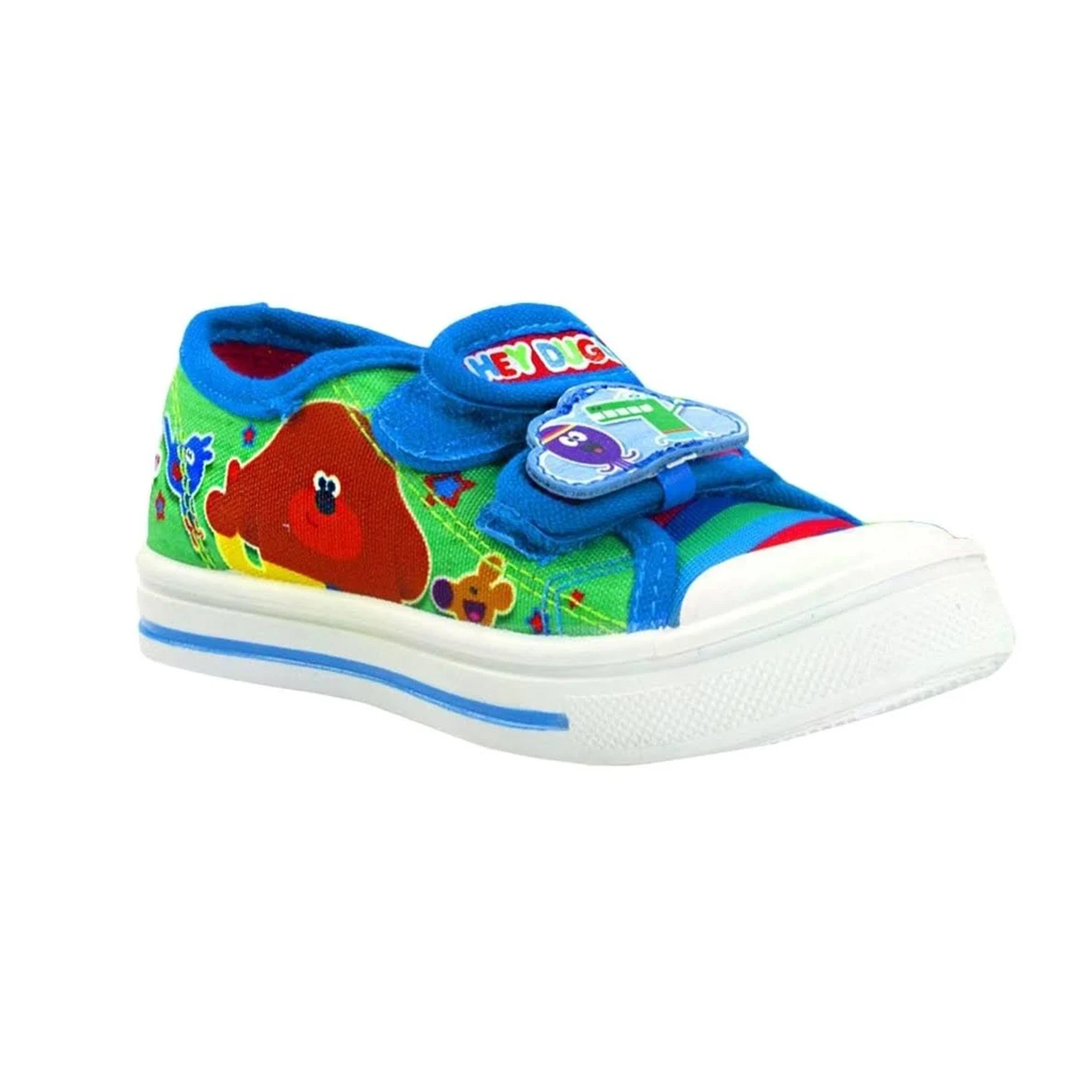 Hey Duggee Boys Canvas Shoes (Blue/Green/White) - NS7294