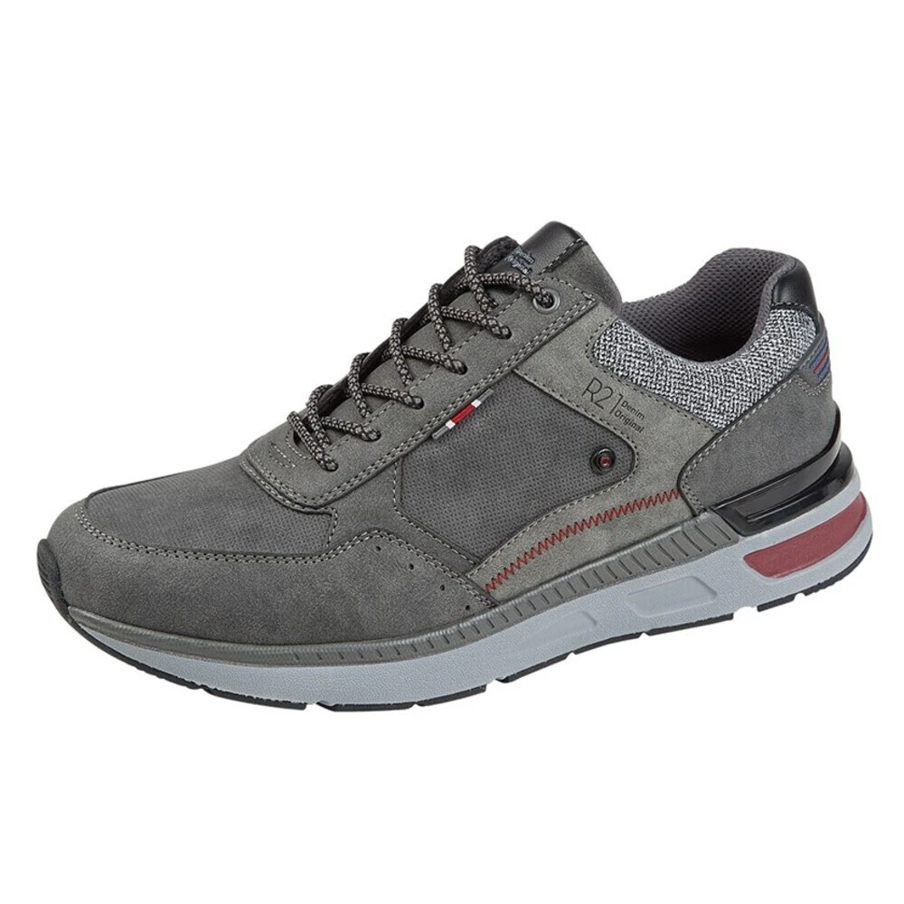 Route 21 Mens Leisure PU Shoes (Grey) - DF2065