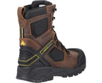Amblers Mens Detonate Grain Leather Safety Boots (Brown) - FS10461