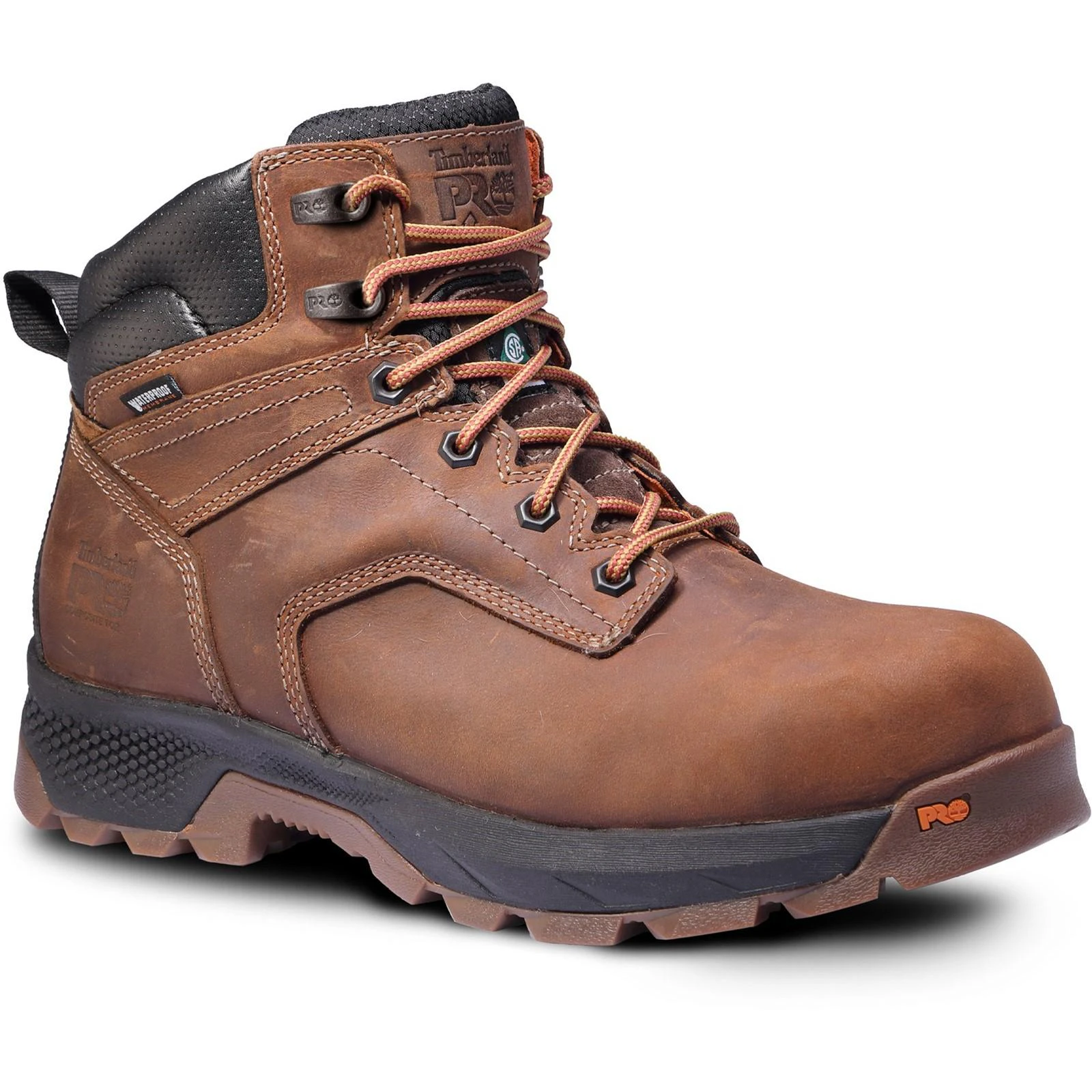 Timberland Pro Mens Titan Leather Safety Boots (Brown) - FS10757