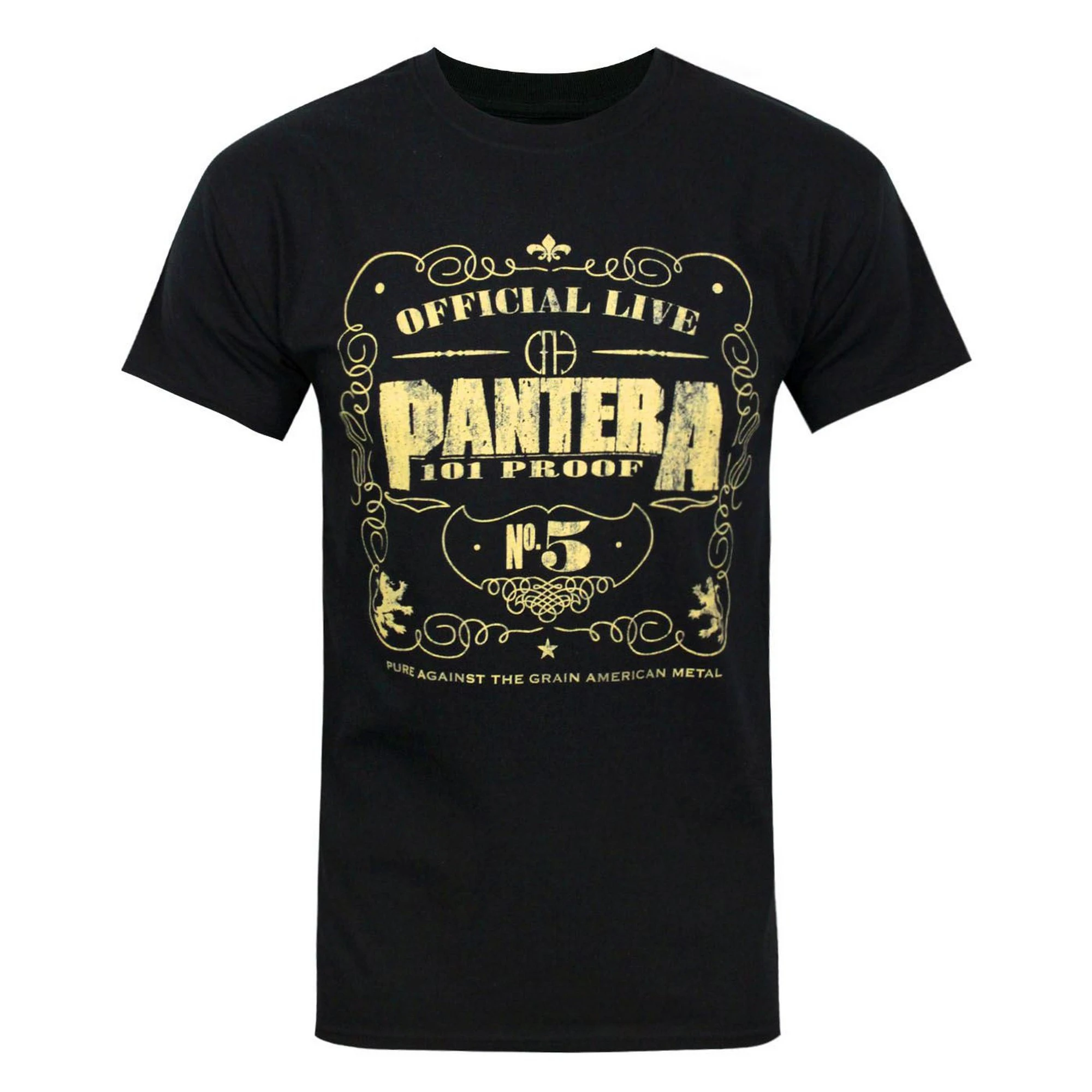 Pantera Mens 101 Proof T-Shirt (Black) - NS4025