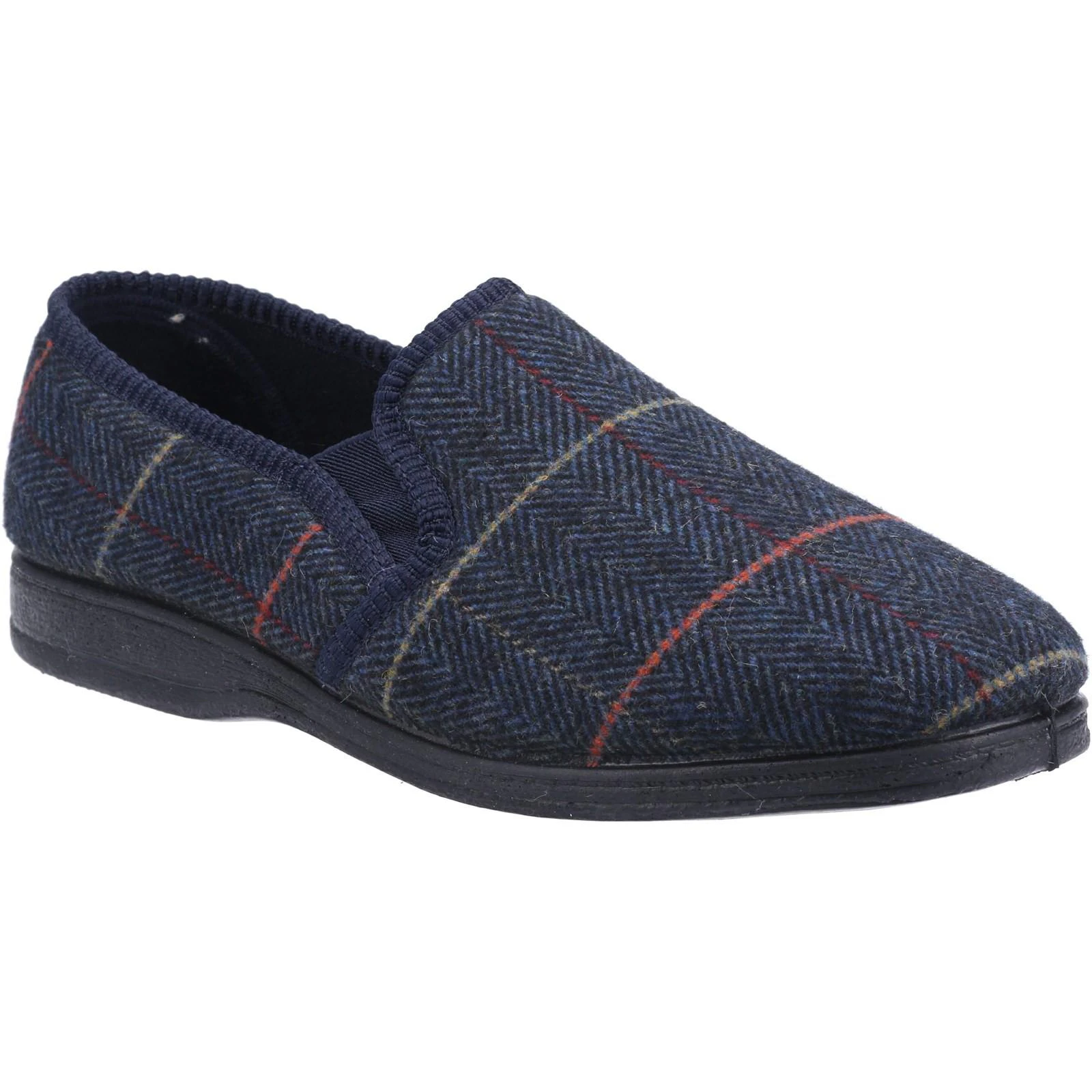 Fleet & Foster Mens Mitchell Slippers (Navy) - FS8426