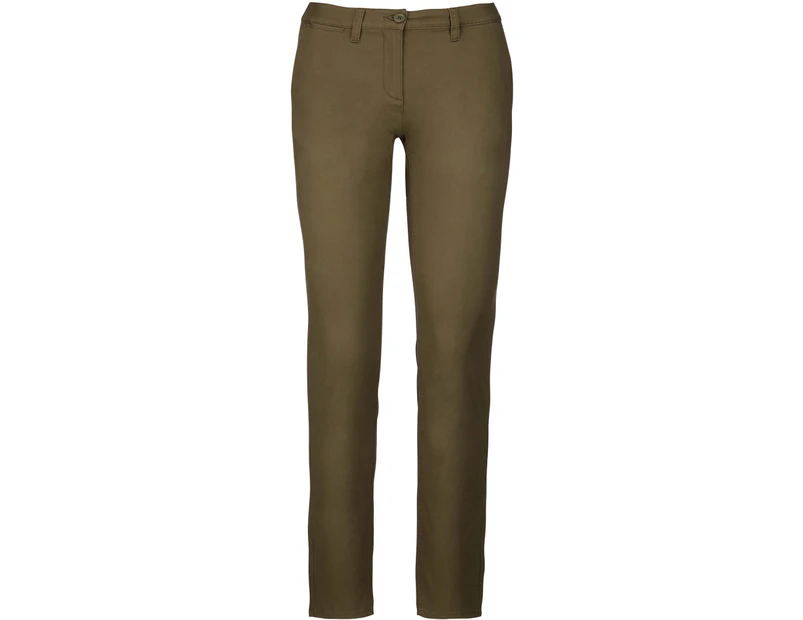 Kariban Womens Chino Trousers (Light Khaki) - PC3409