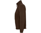 SOLS Womens North Full Zip Fleece Jacket (Dark Chocolate) - PC344