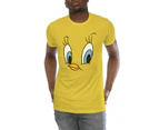 Looney Tunes Mens Tweety Pie Face T-Shirt (Daisy) - BI34268