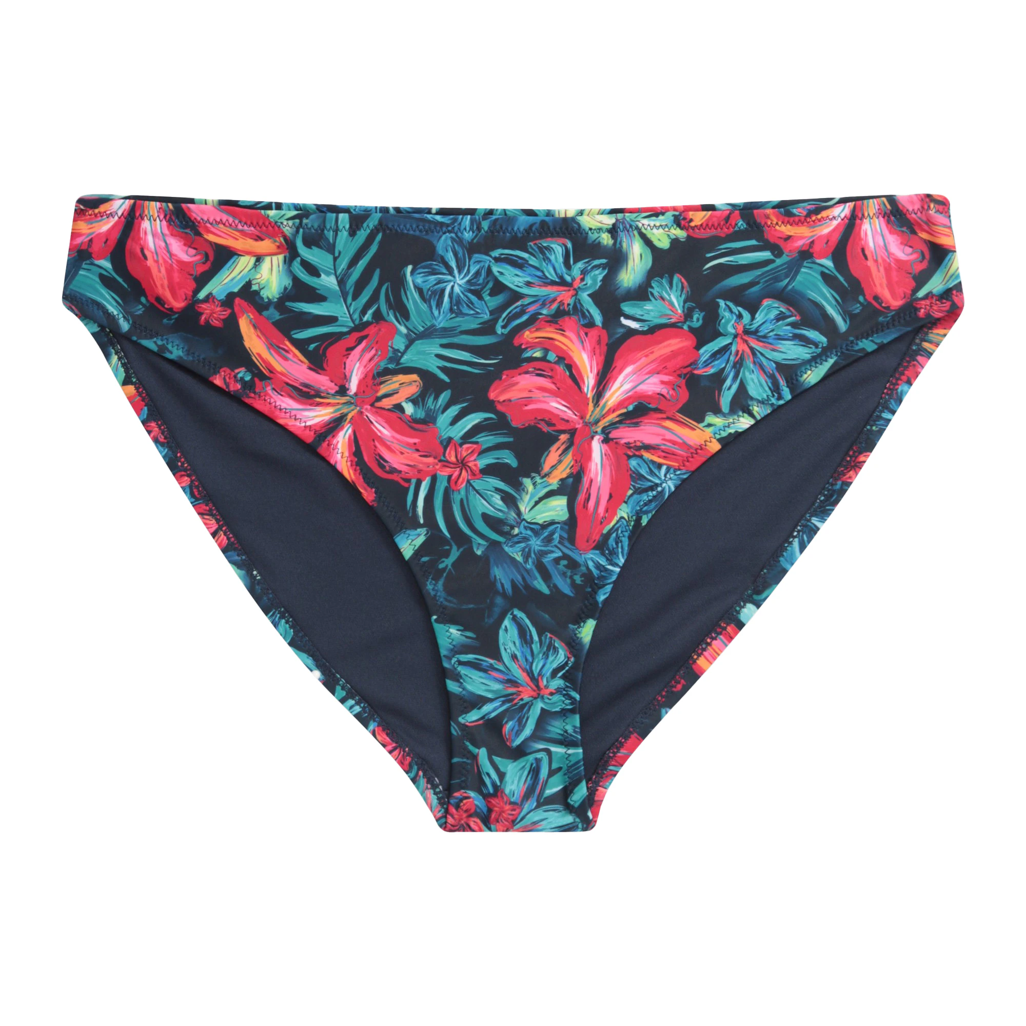 Animal Womens Docks Floral Bikini Bottoms (Red) - MW3097