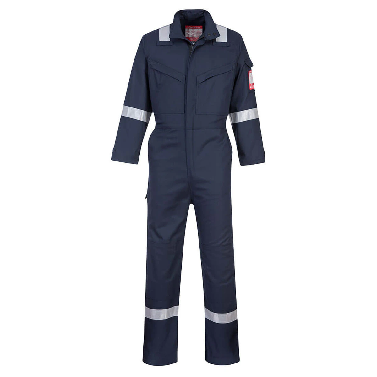 Portwest Mens Bizflame Flame Resistant Work Overall/Coverall (Navy) - PC2521