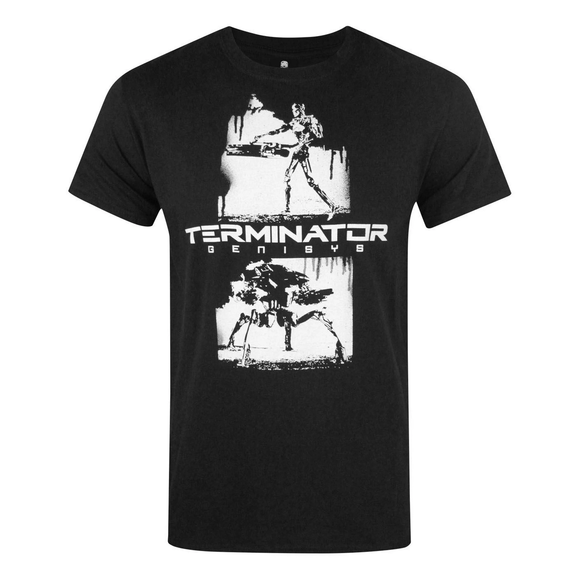 Terminator Mens Genisys Graffiti T-Shirt (Black) - NS4049