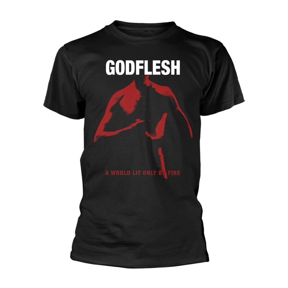 Godflesh Unisex Adult A World Lit Only By Fire T-Shirt (Black) - PH866