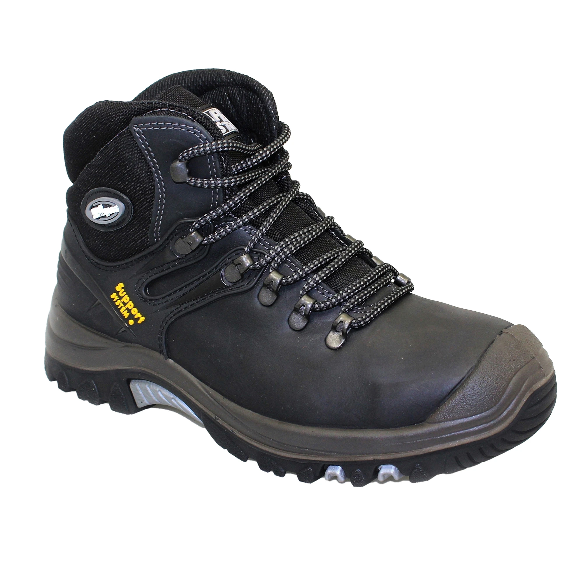 Grisport Mens Workmate Waxy Leather Safety Boots (Black) - GS102