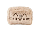 Pusheen Embroidered Vanity Case (Beige) - NS8326