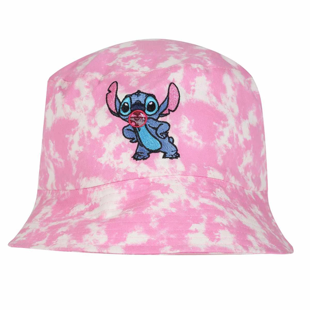 Lilo & Stitch Unisex Adult Face Bucket Hat (Pink) - HE1407