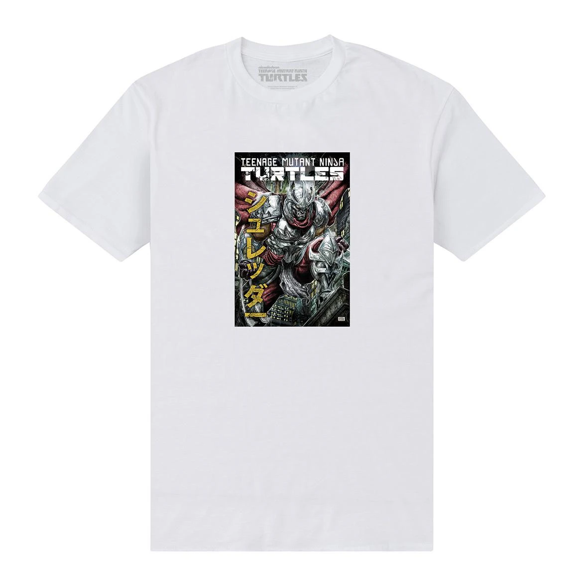 TMNT Unisex Adult Artist Series Freddie E. Williams II T-Shirt (White) - PN653