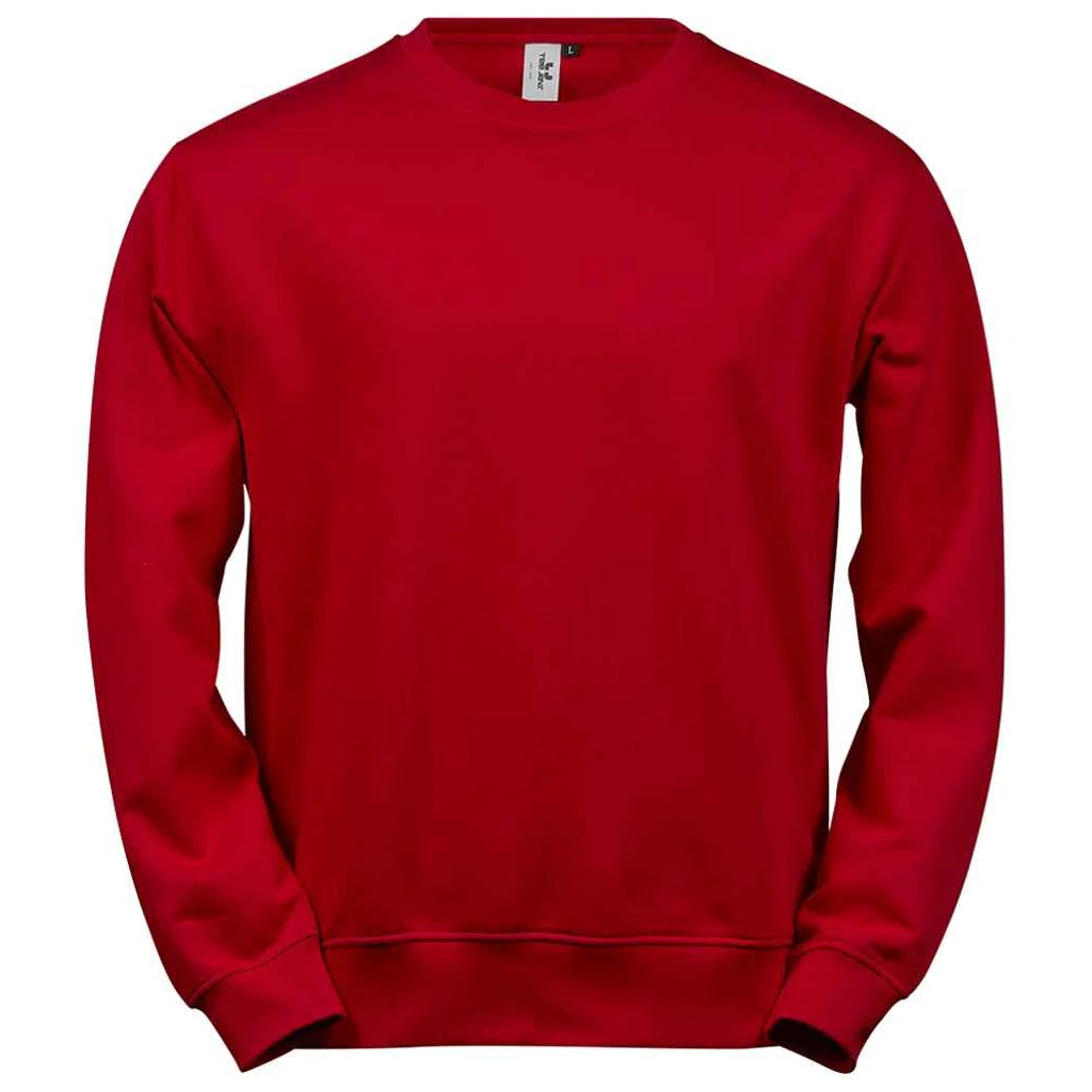 Tee Jays Mens Power Organic Sweatshirt (Red) - PC4713